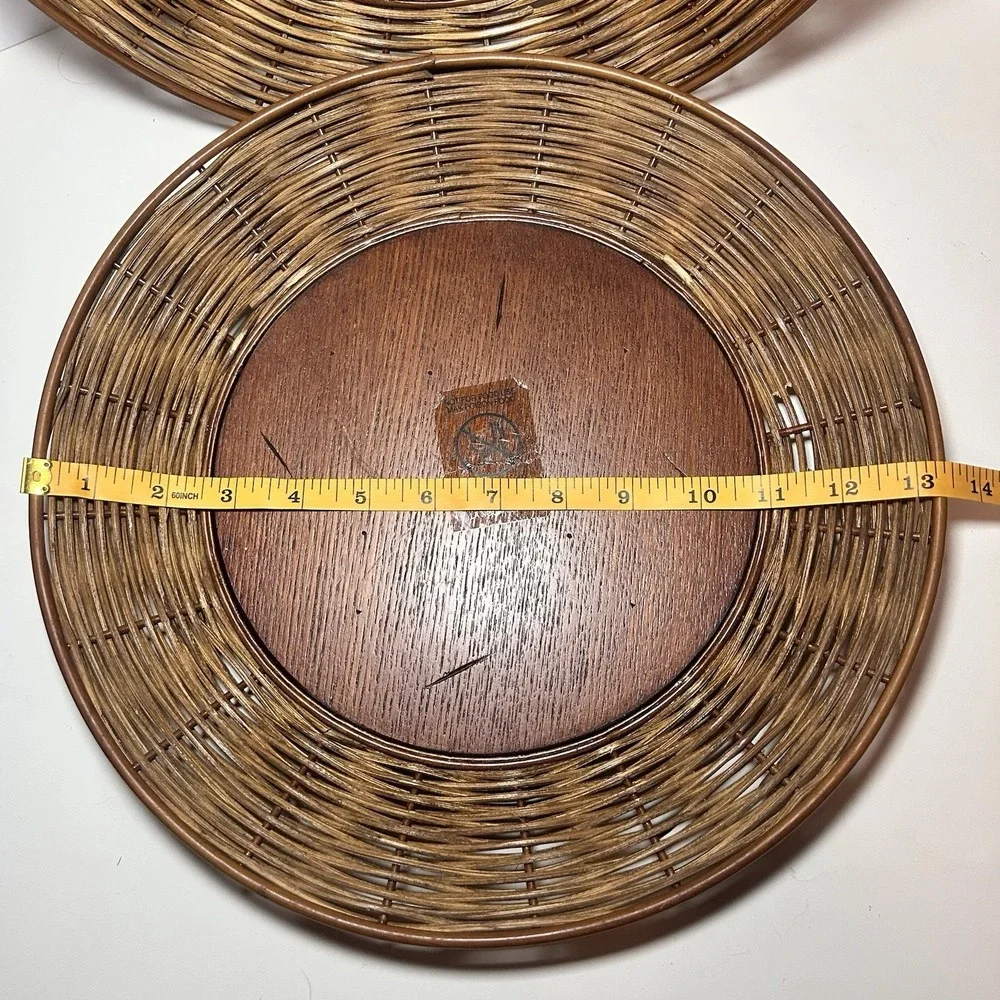 Pier 1 Rattan Charger Plates Set Of 2 Discontinued